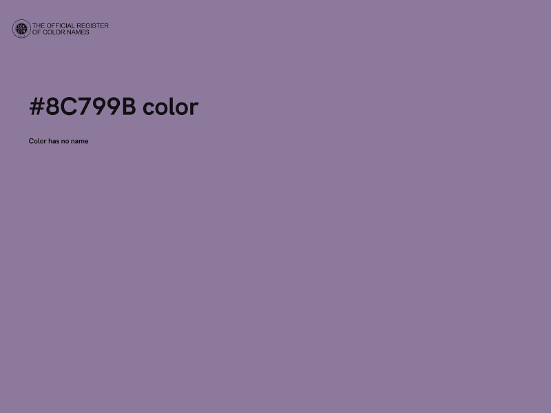 #8C799B color image