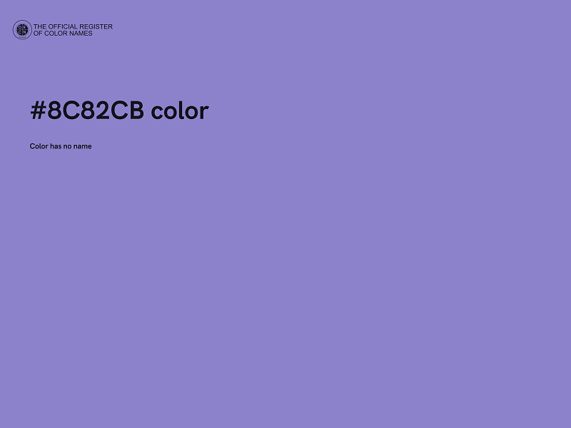 #8C82CB color image