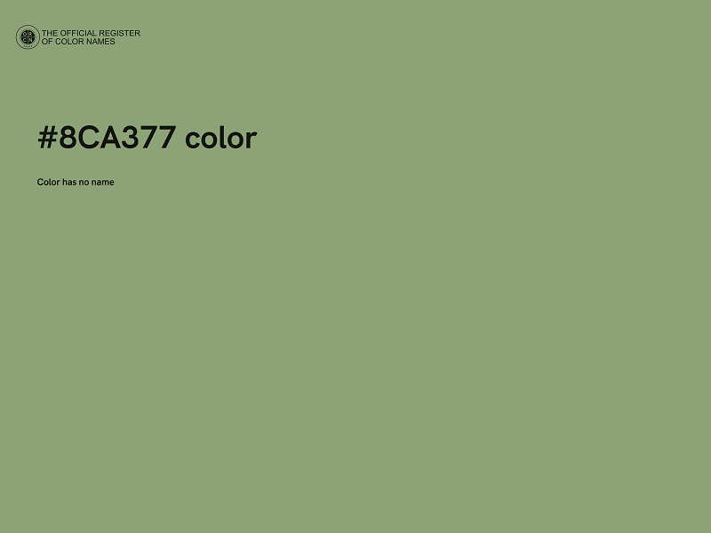 #8CA377 color image