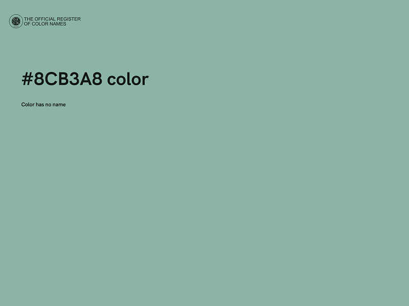 #8CB3A8 color image