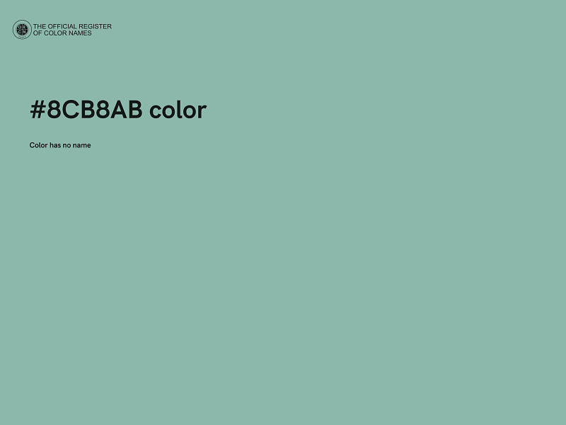 #8CB8AB color image