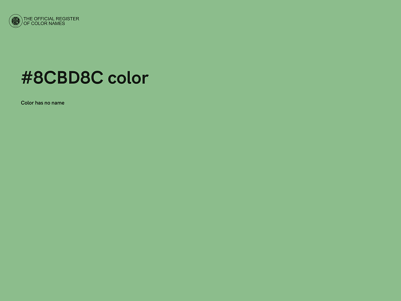 #8CBD8C color image