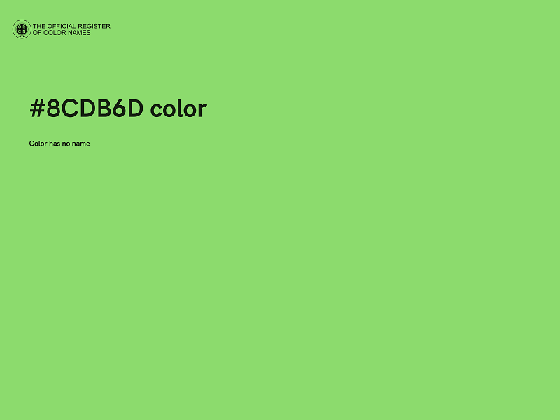 #8CDB6D color image