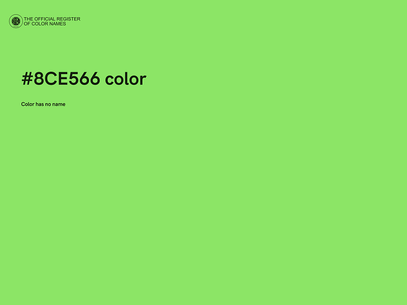 #8CE566 color image