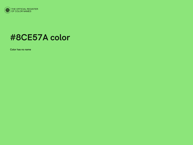 #8CE57A color image