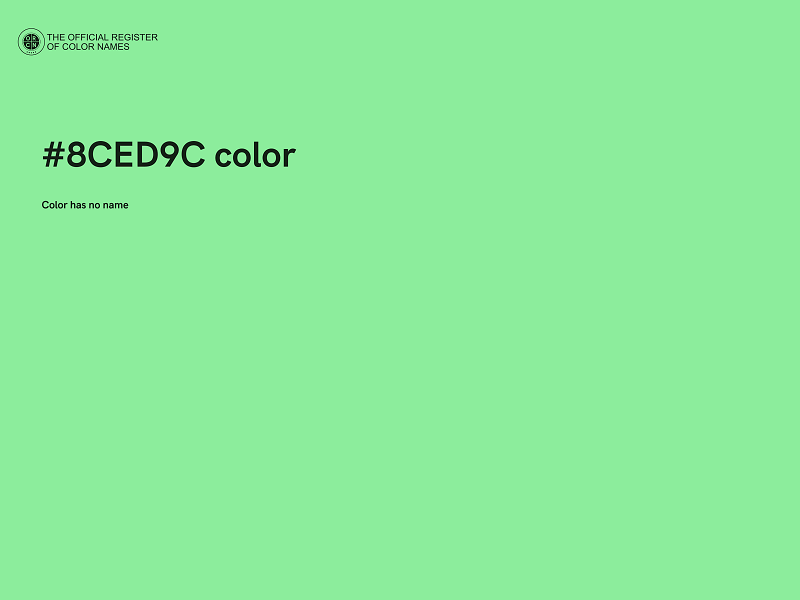 #8CED9C color image