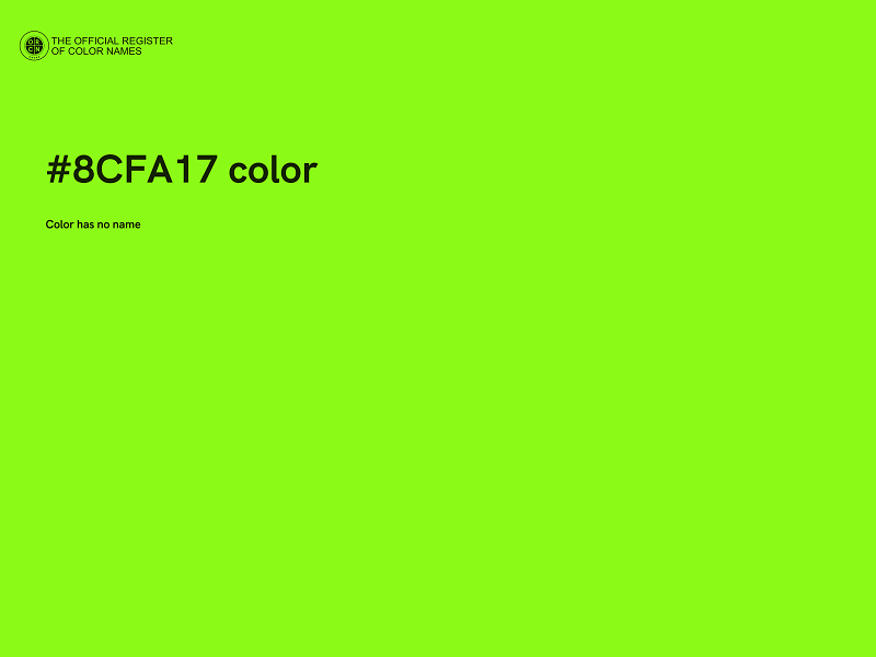 #8CFA17 color image