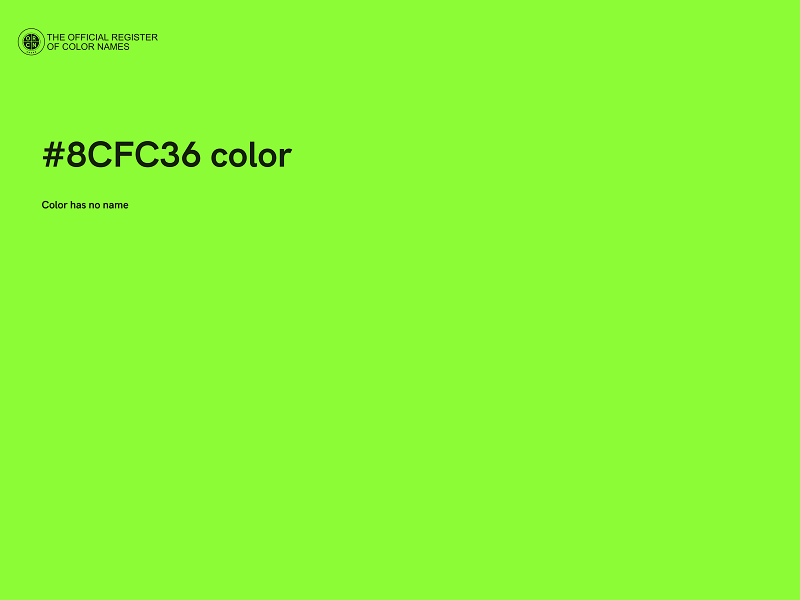 #8CFC36 color image