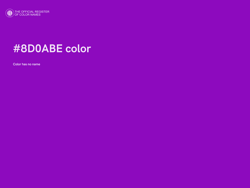 #8D0ABE color image