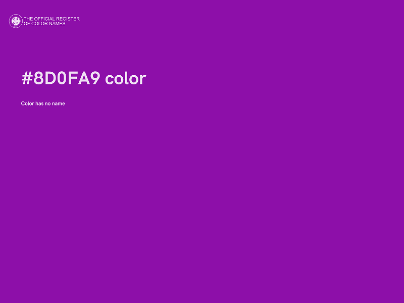 #8D0FA9 color image