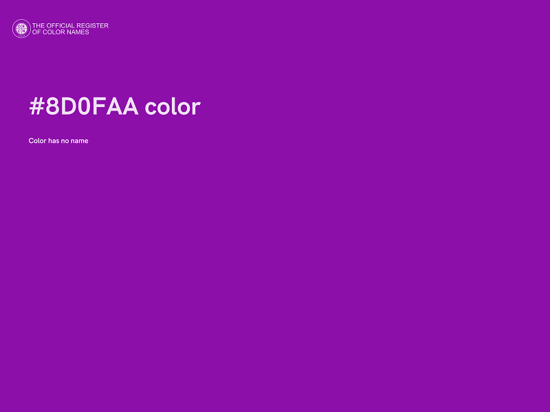 #8D0FAA color image