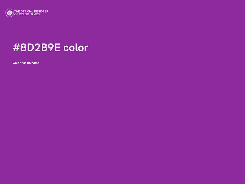 #8D2B9E color image