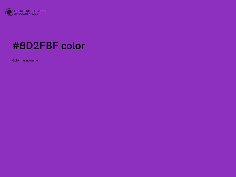 #8D2FBF color image