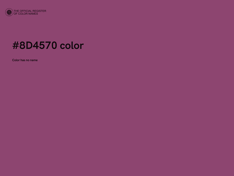 #8D4570 color image