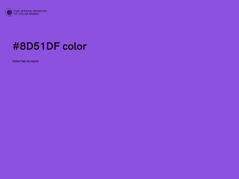 #8D51DF color image