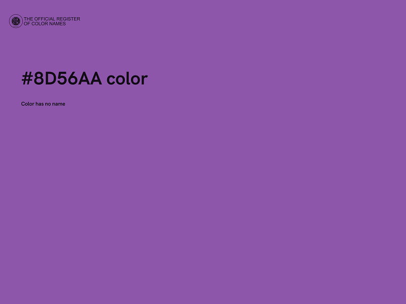 #8D56AA color image