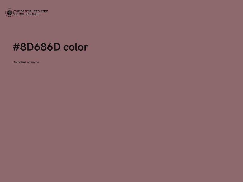 #8D686D color image