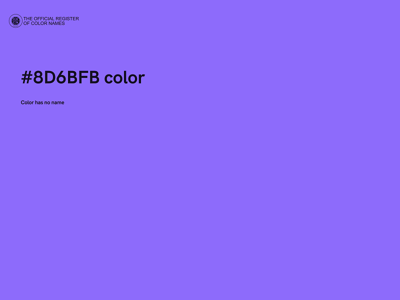 #8D6BFB color image