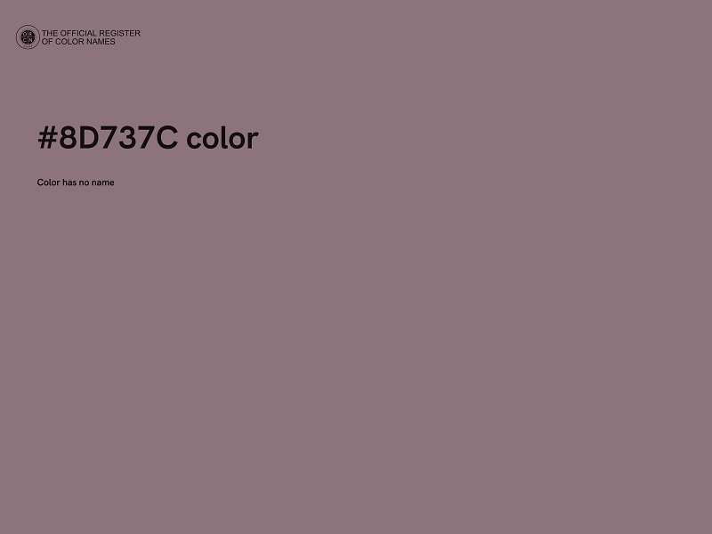 #8D737C color image