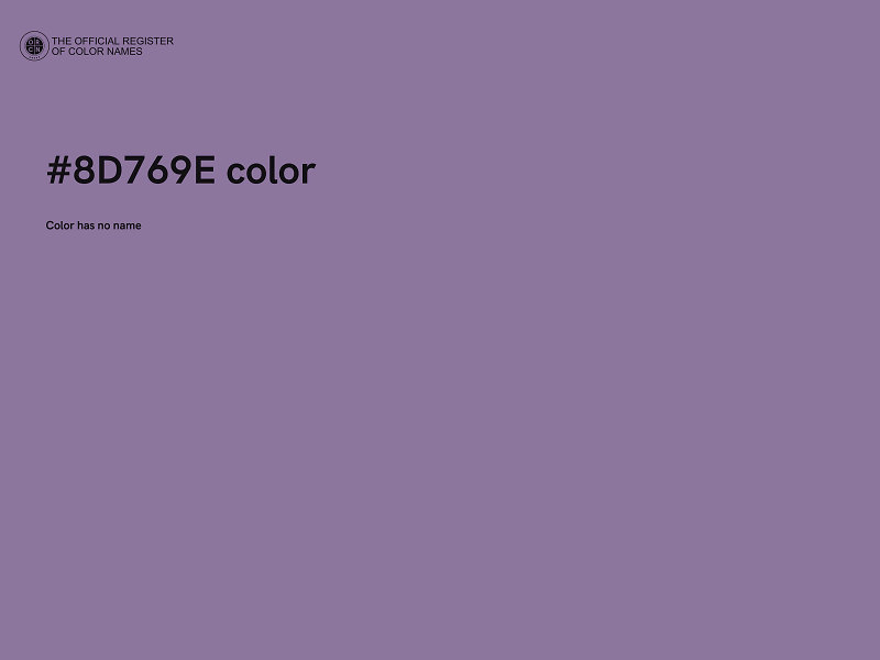 #8D769E color image