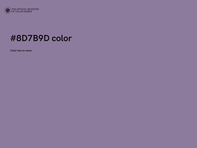 #8D7B9D color image