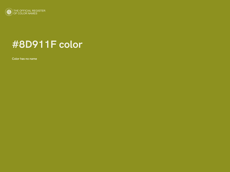 #8D911F color image