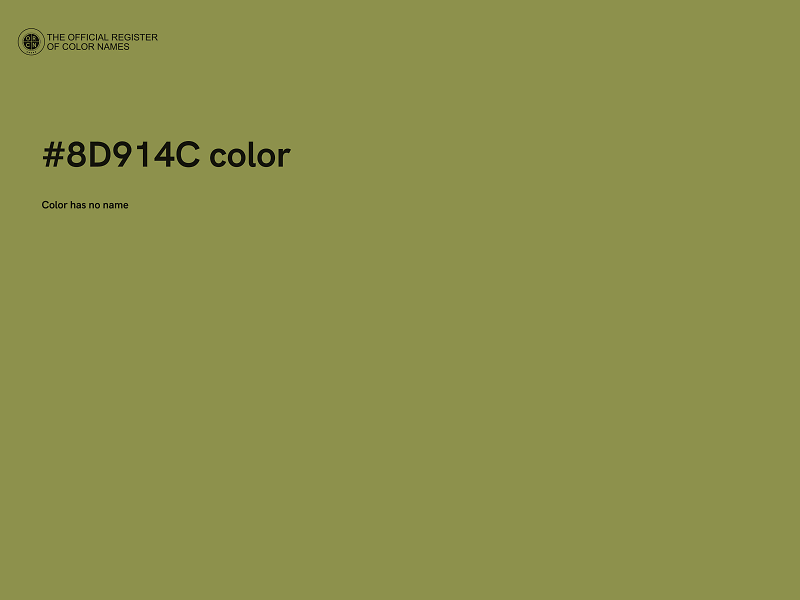 #8D914C color image