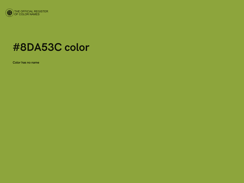 #8DA53C color image