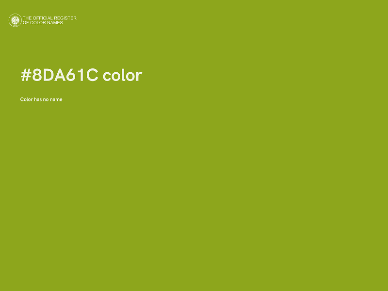 #8DA61C color image