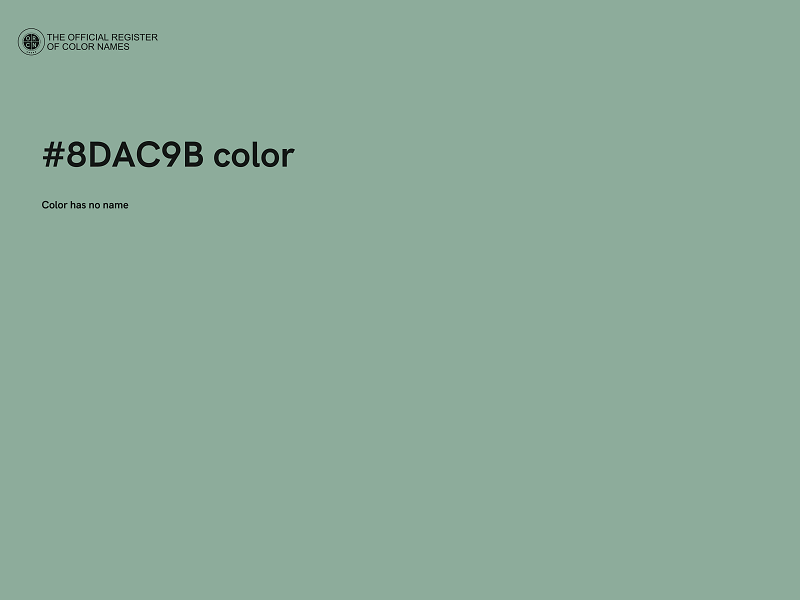 #8DAC9B color image