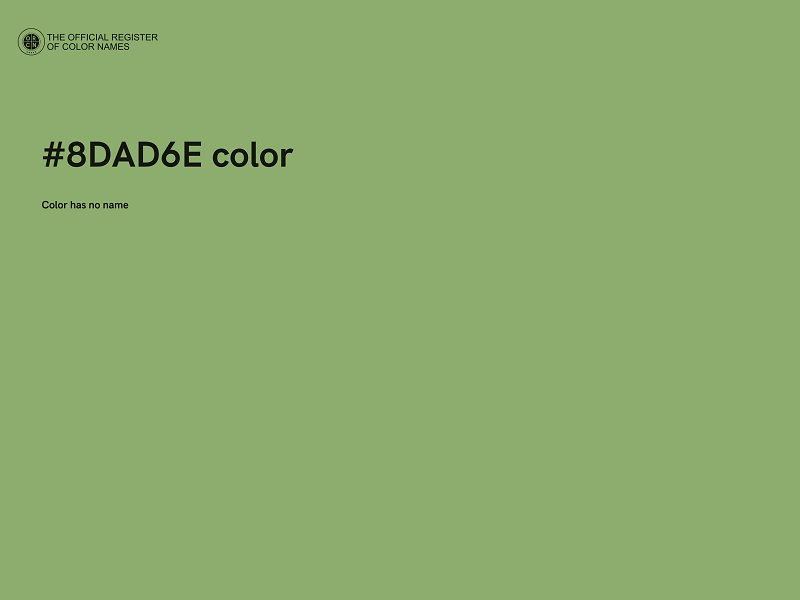 #8DAD6E color image