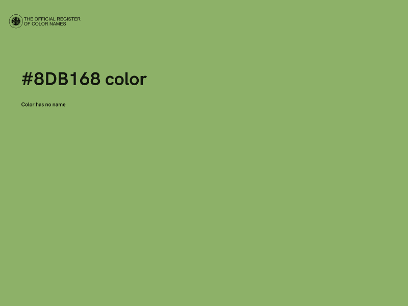 #8DB168 color image