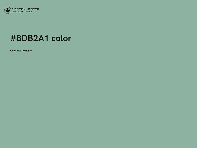 #8DB2A1 color image