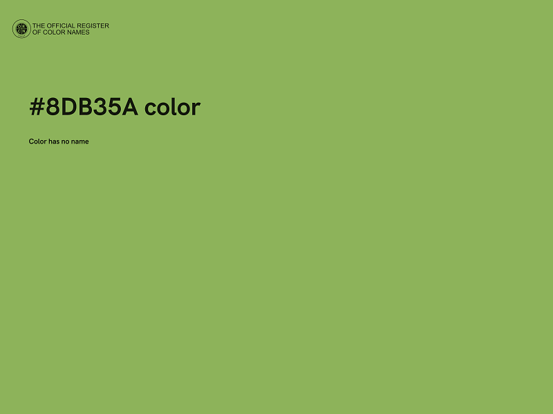 #8DB35A color image