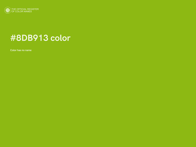 #8DB913 color image