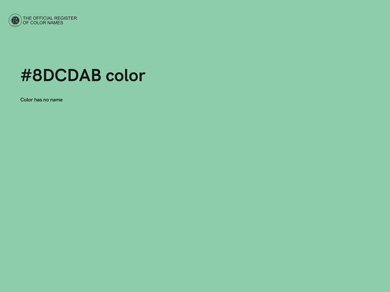 #8DCDAB color image