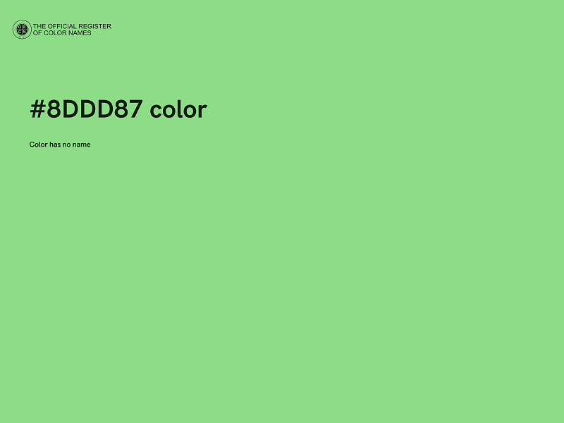 #8DDD87 color image