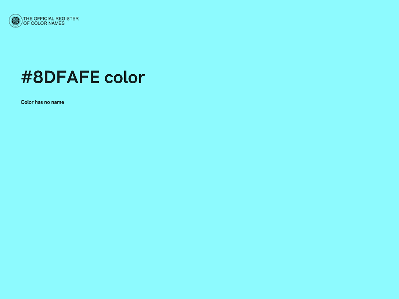 #8DFAFE color image