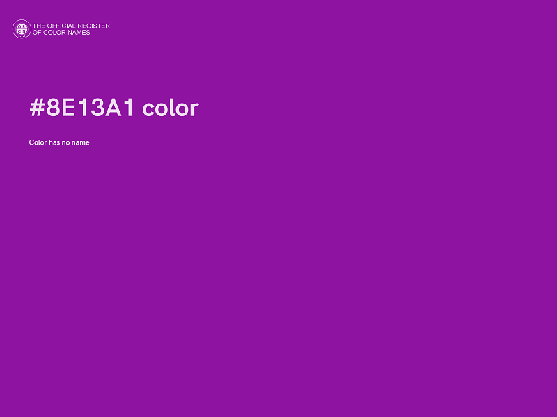 #8E13A1 color image