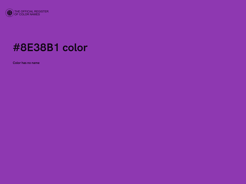 #8E38B1 color image