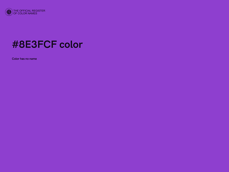 #8E3FCF color image