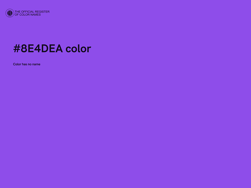 #8E4DEA color image