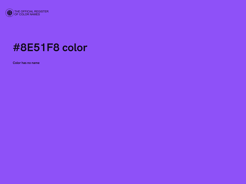 #8E51F8 color image