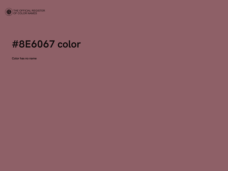 #8E6067 color image