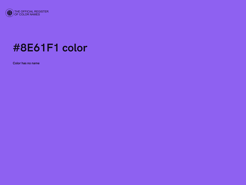 #8E61F1 color image