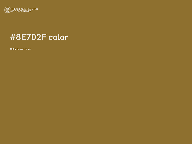 #8E702F color image