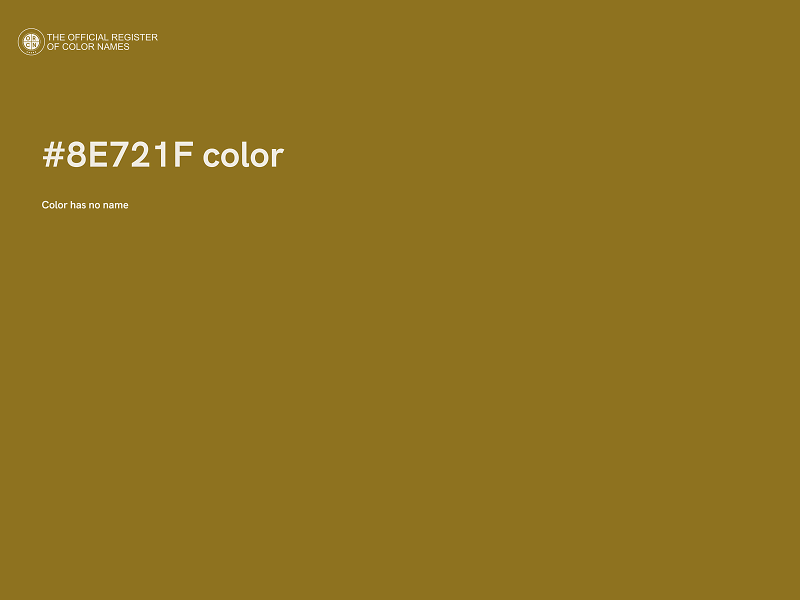 #8E721F color image