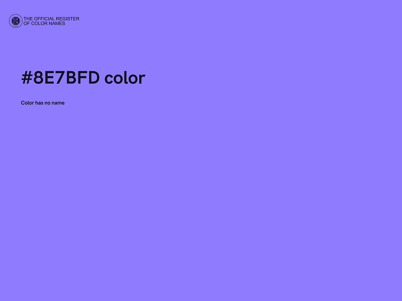 #8E7BFD color image