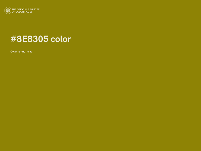 #8E8305 color image