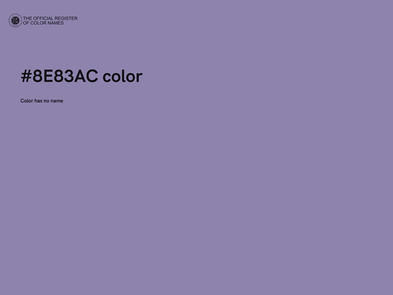 #8E83AC color image